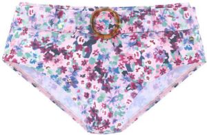 S.Oliver RED LABEL Beachwear Highwaist-bikinibroekje Scatter met afneembare riem