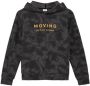 S.Oliver hoodie met all over print antraciet Sweater Grijs All over print 140 - Thumbnail 1