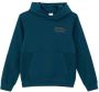 S.Oliver hoodie met printopdruk petrol Sweater Blauw Printopdruk 140 - Thumbnail 1
