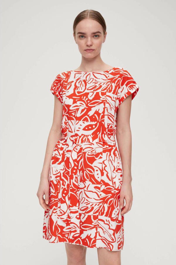 S.Oliver RED LABEL Mini-jurk met all-over motief model 'Visk'