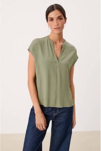 S.Oliver T-shirt met ingesneden ronde hals