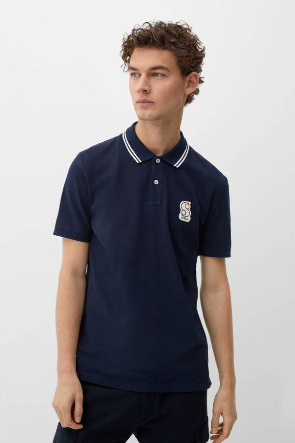 S.Oliver RED LABEL Poloshirt met labelpatch