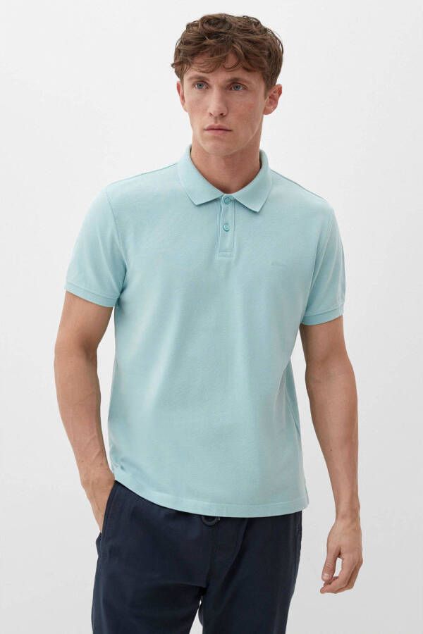 S.Oliver RED LABEL Regular fit poloshirt met labelstitching
