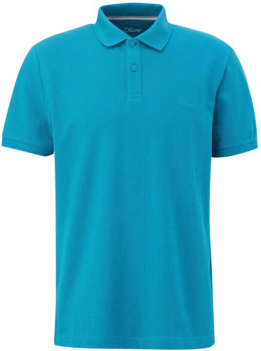 S.Oliver RED LABEL Regular fit poloshirt met labelstitching