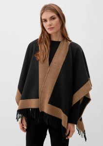 S.Oliver RED LABEL Poncho in colour-blocking-design