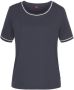 S.Oliver pyjamatop donkerblauw - Thumbnail 1