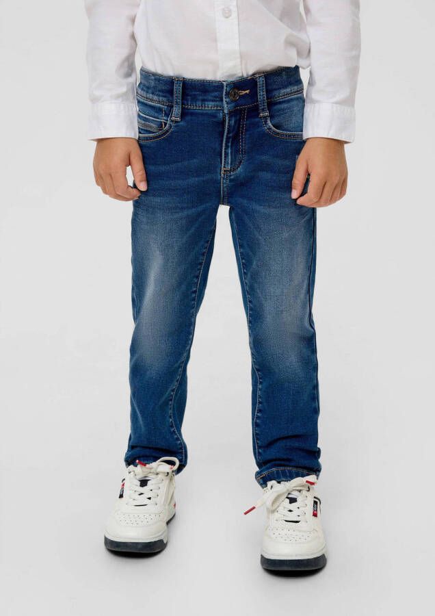 S.Oliver regular fit jeans blauw Jongens Katoen 104
