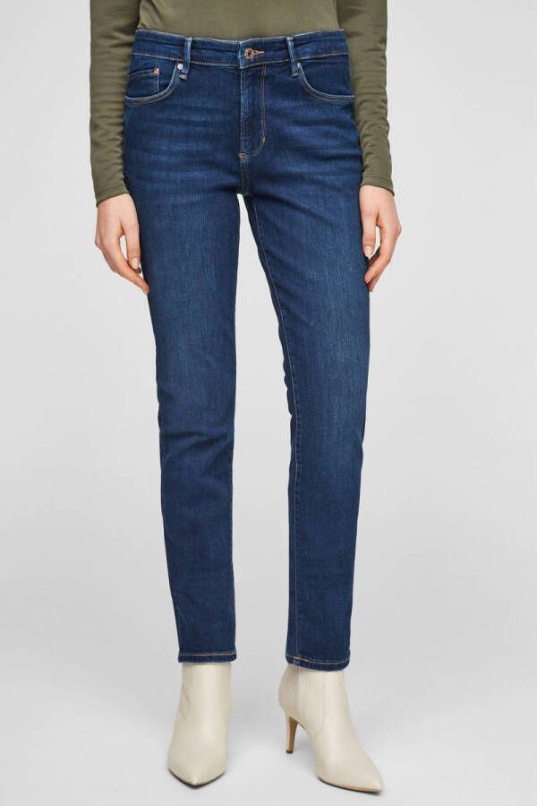 S.Oliver RED LABEL Slim fit jeans met stretch model 'Betsy'