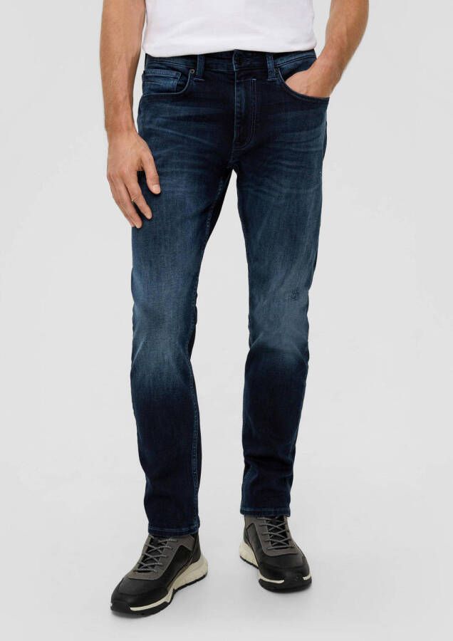 S.Oliver regular fit jeans donkerblauw