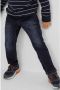 S.Oliver regular fit jeans donkerblauw Jongens Katoen 122 - Thumbnail 1