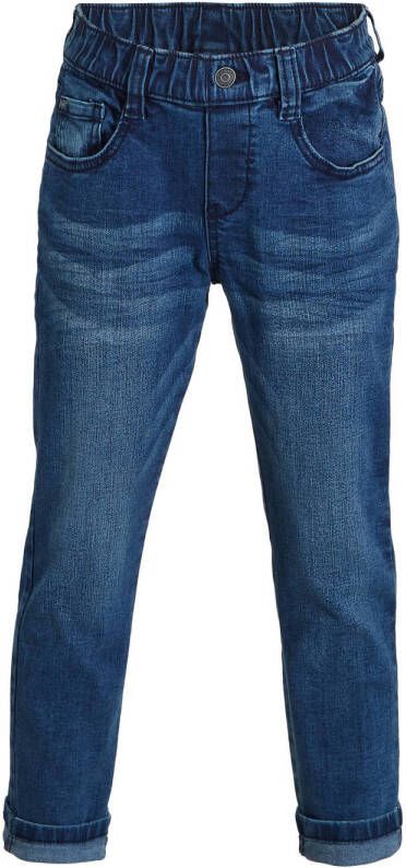 S.Oliver regular fit jeans donkerblauw Jongens Polyester 116