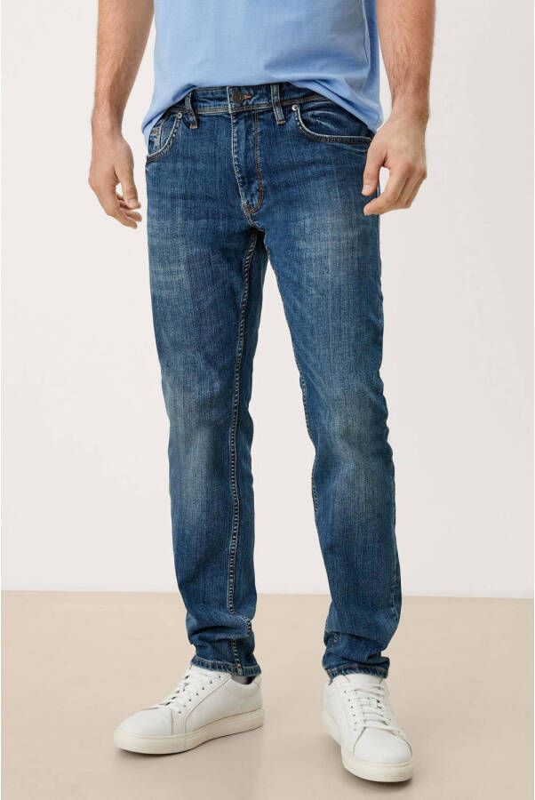 S.Oliver regular fit jeans donkerblauw