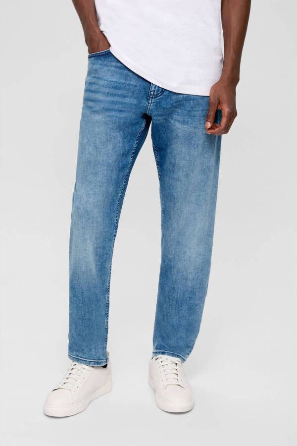 S.Oliver BLACK LABEL Slim fit jeans met stretch model 'Mauro'