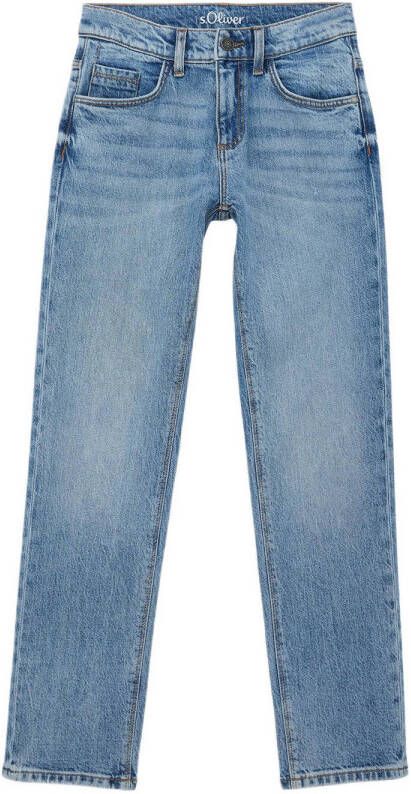 S.Oliver RED LABEL Straight fit jeans met contrastnaden model 'PETE'