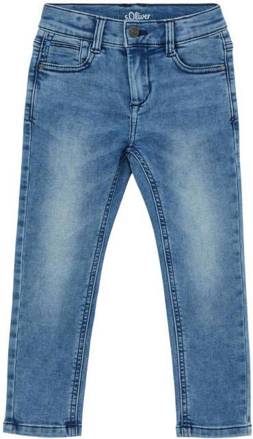 S.Oliver regular fit jeans middenblauw Jongens Stretchdenim 104