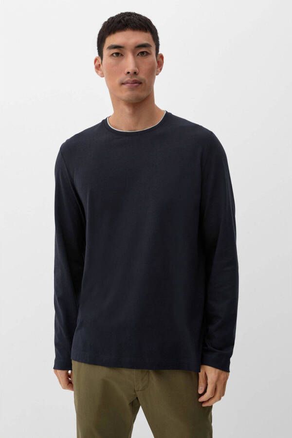 S.Oliver RED LABEL Shirt met lange mouwen en labeldetail