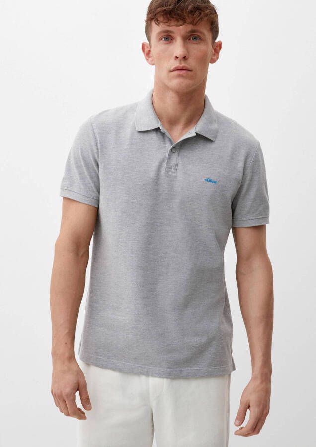 S.Oliver RED LABEL Poloshirt met labelstitching