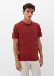 S.Oliver regular fit T-shirt rood