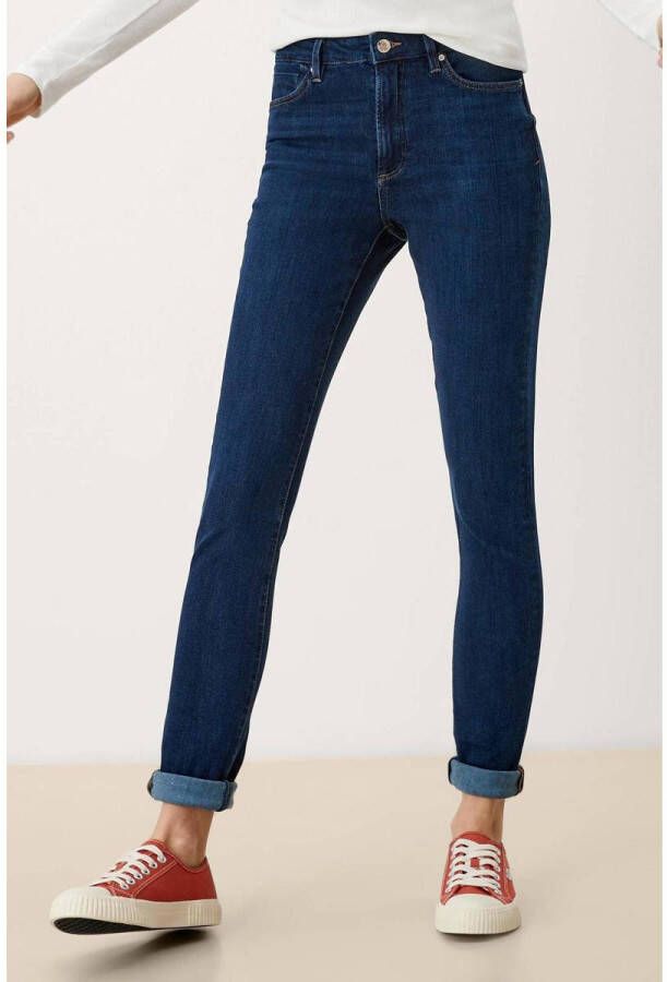 S.Oliver Skinny fit jeans met contrastkleurige naden
