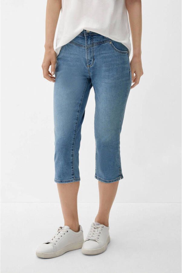 S.Oliver RED LABEL Capri-jeans met achterzakken model 'BETSY'