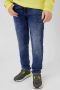 S.Oliver slim fit jeans blauw Jongens Stretchdenim Effen 176 - Thumbnail 1
