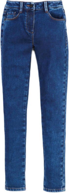 S.Oliver slim fit jeans dark denim Blauw Jongens Stretchdenim Effen 158