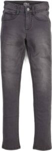 S.Oliver slim fit jeans grijs stonewashed