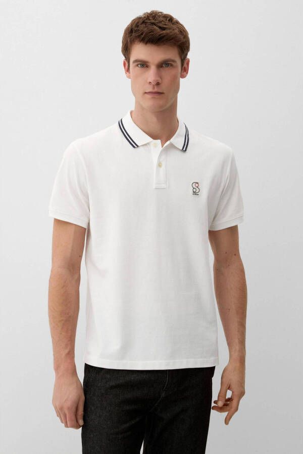 S.Oliver RED LABEL Poloshirt met labelpatch