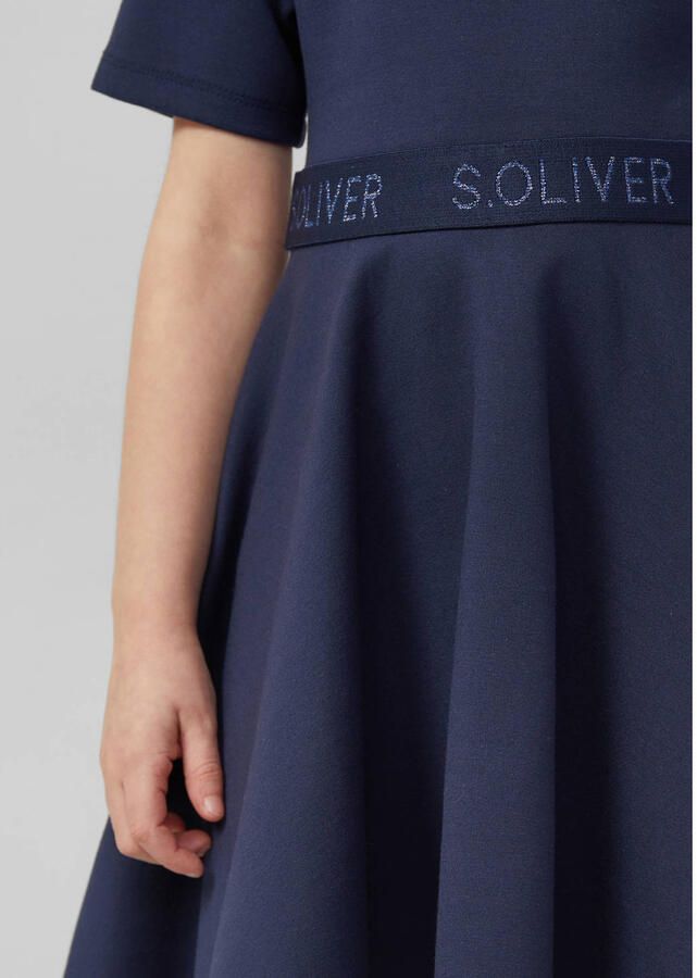 S.Oliver RED LABEL Getailleerde vrijetijdsjurk van viscosemix - Foto 2