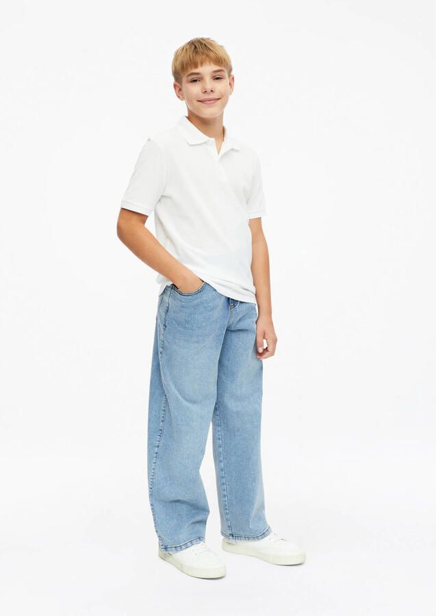 S.Oliver baggy wide leg jeans lichtblauw - Foto 3