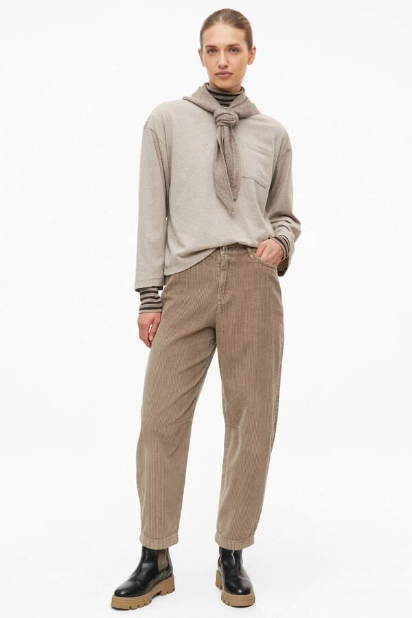 S.Oliver RED LABEL Loose fit corduroy broek - Foto 2