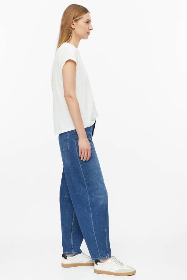 S.Oliver RED LABEL Regular fit barrel jeans van katoenmix - Foto 3