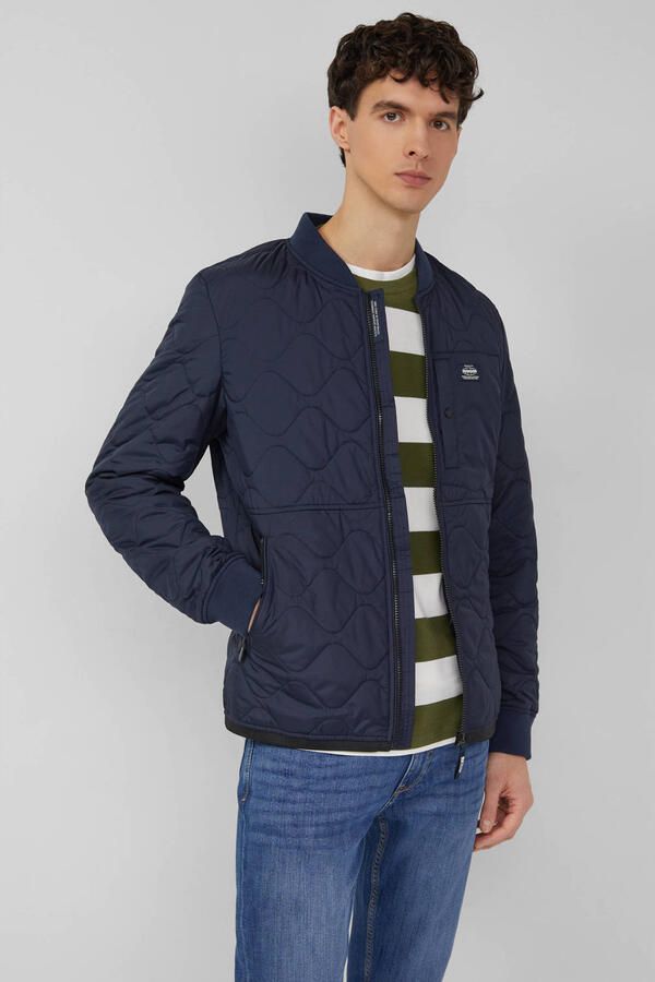 S.Oliver baseball jacket donkerblauw - Foto 3
