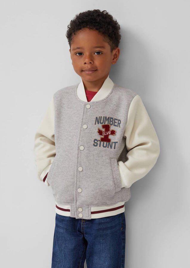 S.Oliver baseball jacket herfst grijs - Foto 2