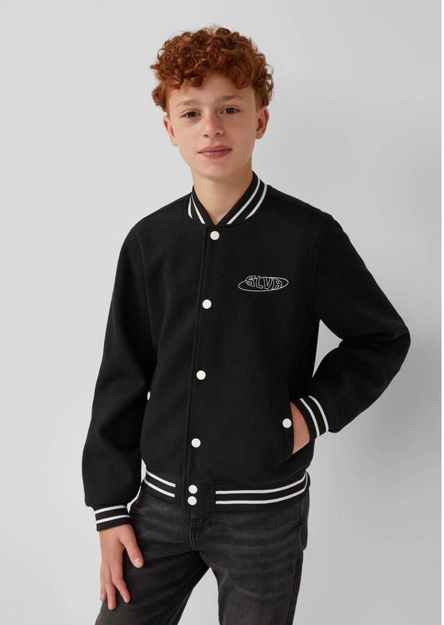 S.Oliver RED LABEL Regular fit collegejack met viscose