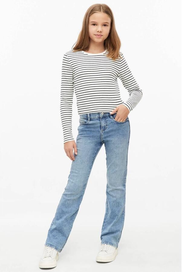 S.Oliver BEVERLY flared jeans mediumblauw Meisjes Denim Effen - Foto 2