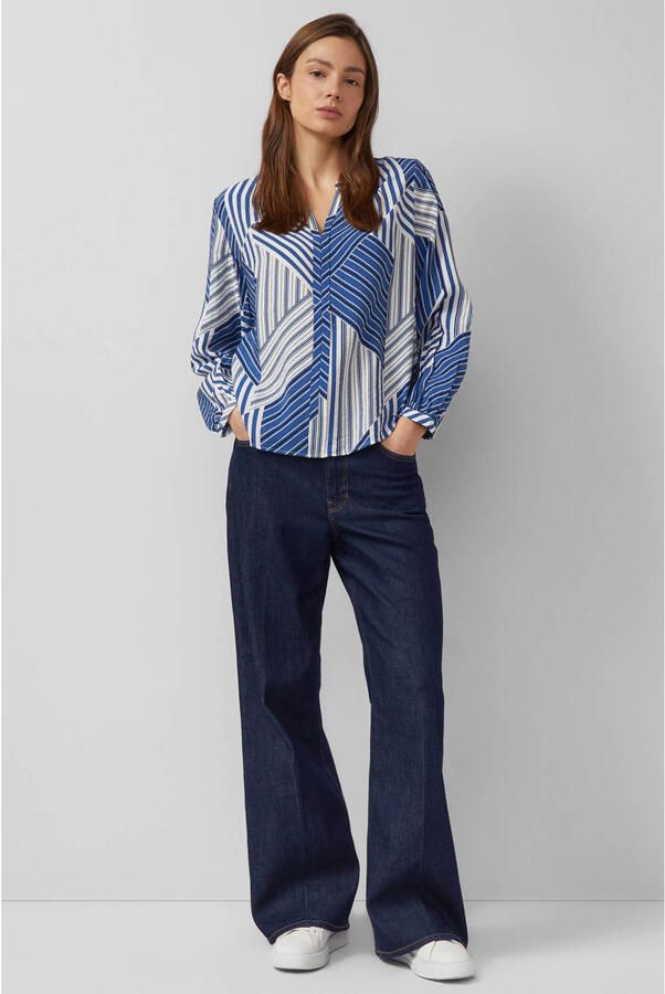 S.Oliver RED LABEL Relaxed fit Blouse met lange mouwen van Viscosemix - Foto 3
