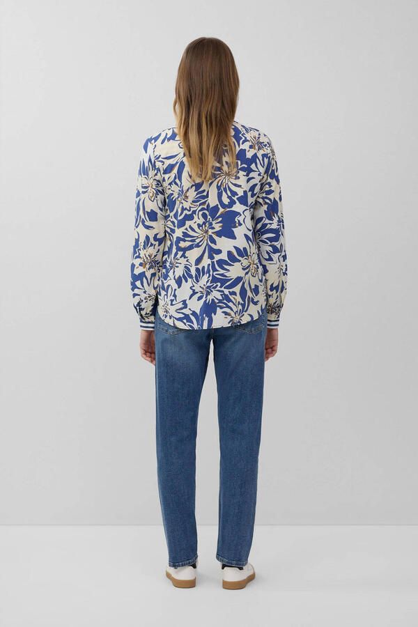 S.Oliver Klassieke blouse met print all-over