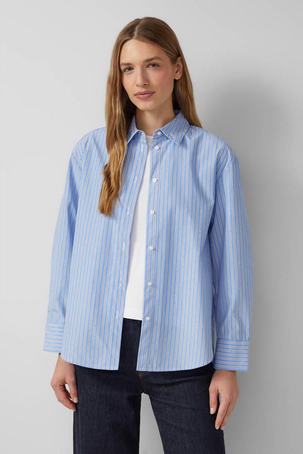 S.Oliver RED LABEL Regular fit overhemdblouse met katoen - Foto 3