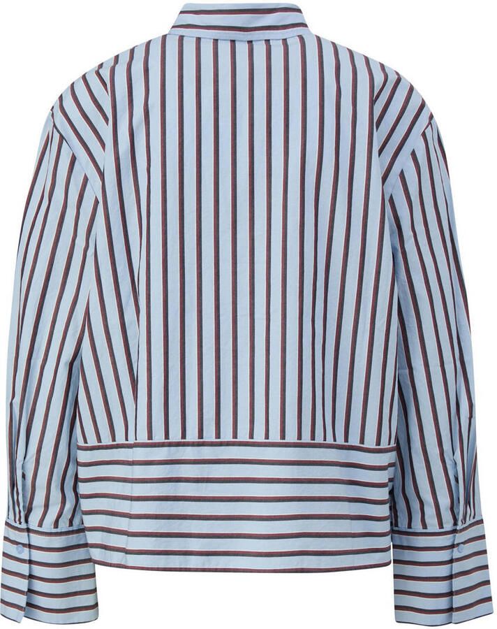 S.Oliver Blouse met lange mouwen met lengte- en breedtestrepen - Foto 1