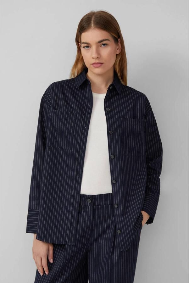 S.Oliver blouse marineblauw