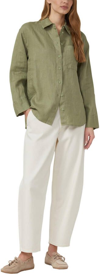 S.Oliver RED LABEL regular fit overhemdblouse van puur linnen - Foto 2
