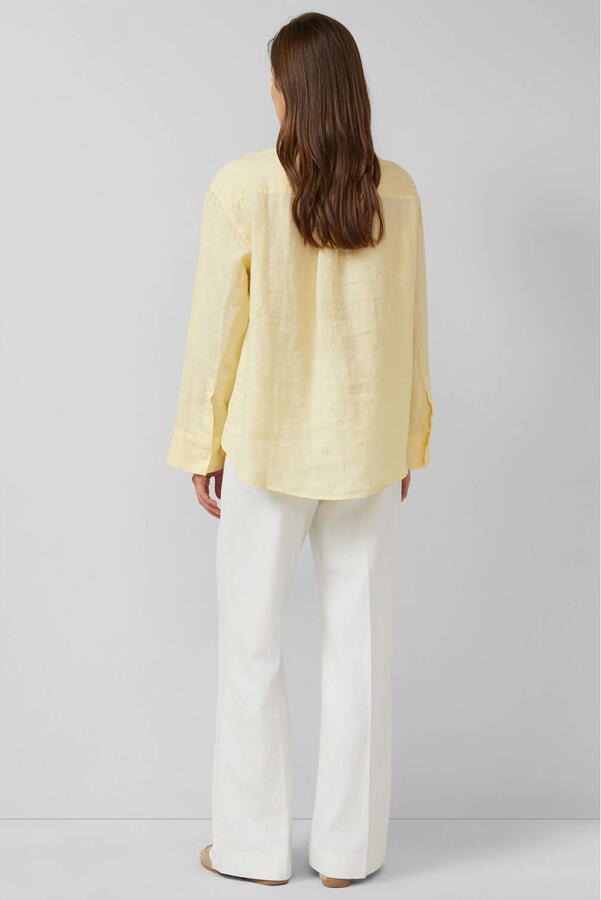 S.Oliver RED LABEL regular fit overhemdblouse van puur linnen - Foto 2