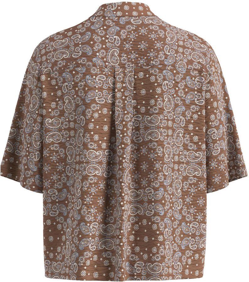S.Oliver blouse met paisley bruin