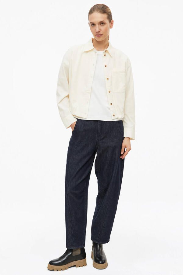 S.Oliver blouse met plooien ecru - Foto 3
