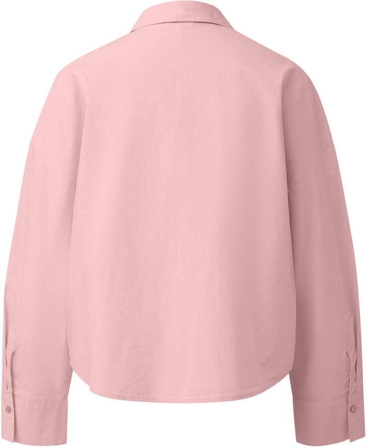 S.Oliver blouse met plooien roze