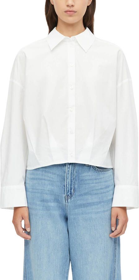 S.Oliver RED LABEL Korte blouse met lange mouwen met wijde kraag - Foto 3