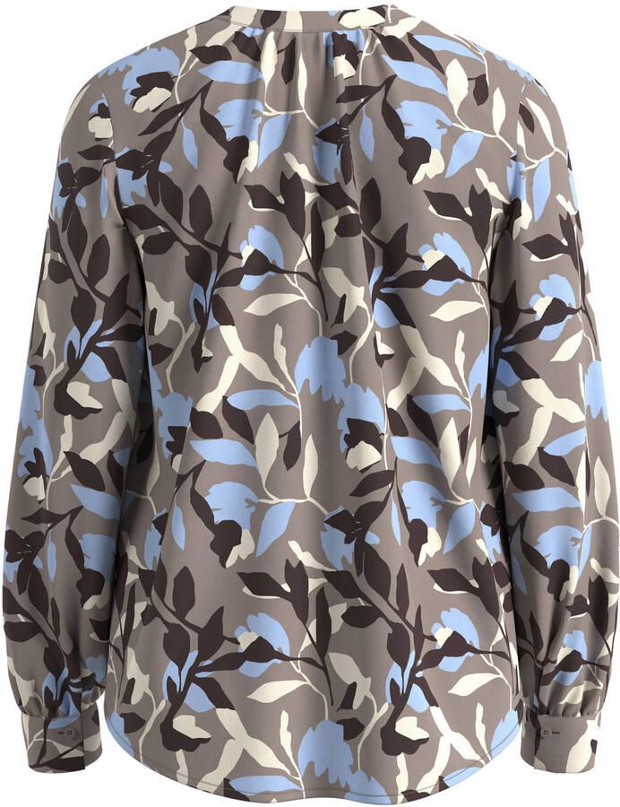 S.Oliver blouse taupe lichtblauw - Foto 2