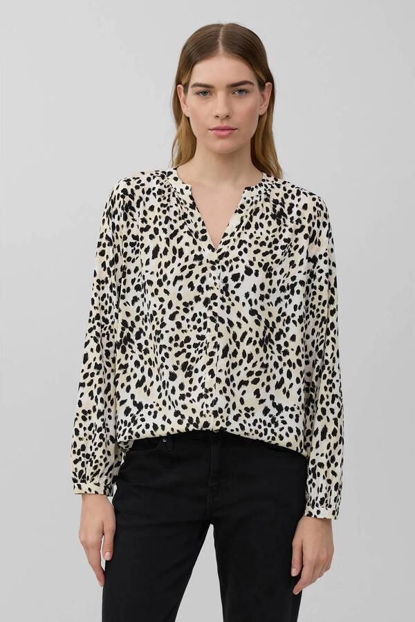 S.Oliver RED LABEL Regular fit blouse van pure viscose - Foto 2