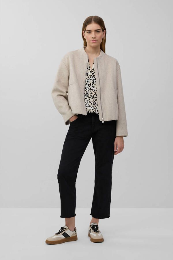 S.Oliver RED LABEL Regular fit blouse van pure viscose